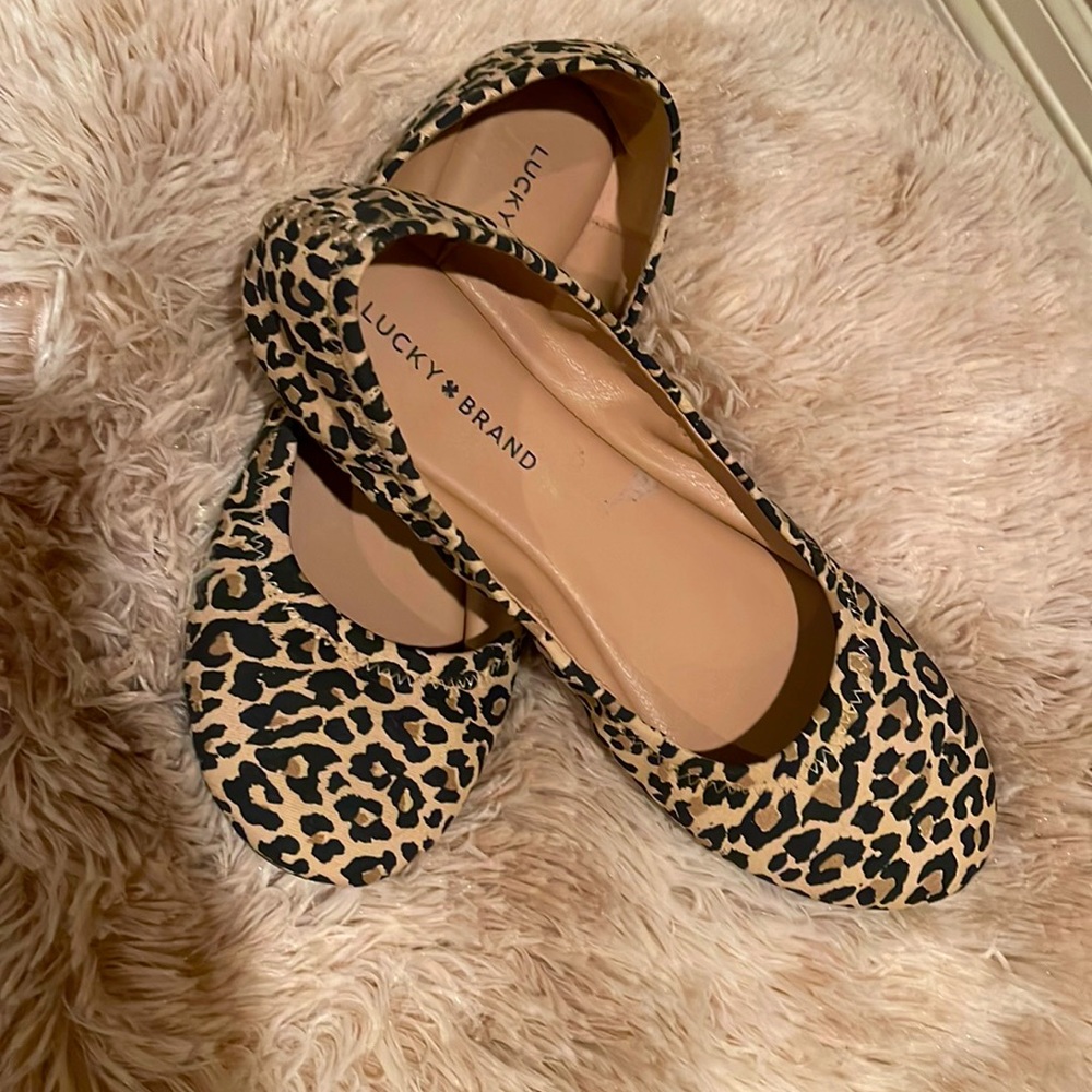 Leopard/Cheetah ballet flats